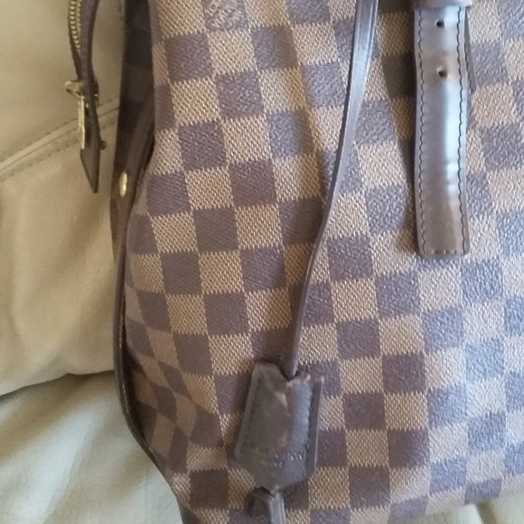 Louis Vuitton Leather Clochette Key Holder Damier Ebene Brown - Picture 3 of 10